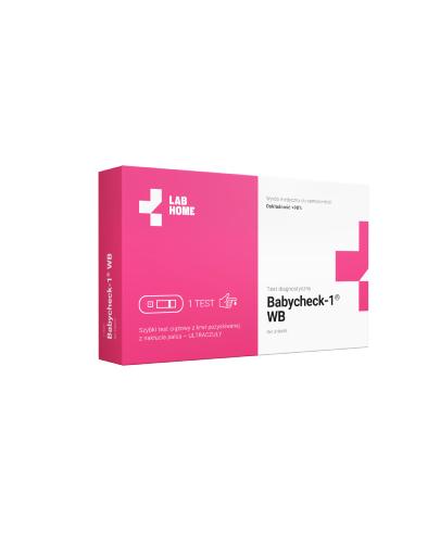Lab.Home Babycheck-1 WB Szybki test ciążowy z krwi, 1 sztuka